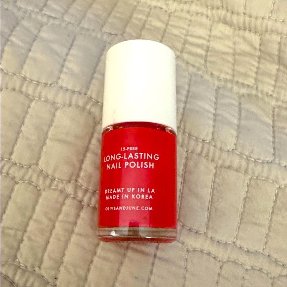 Olive & June Polish ‘CV’ Red Siren NEW